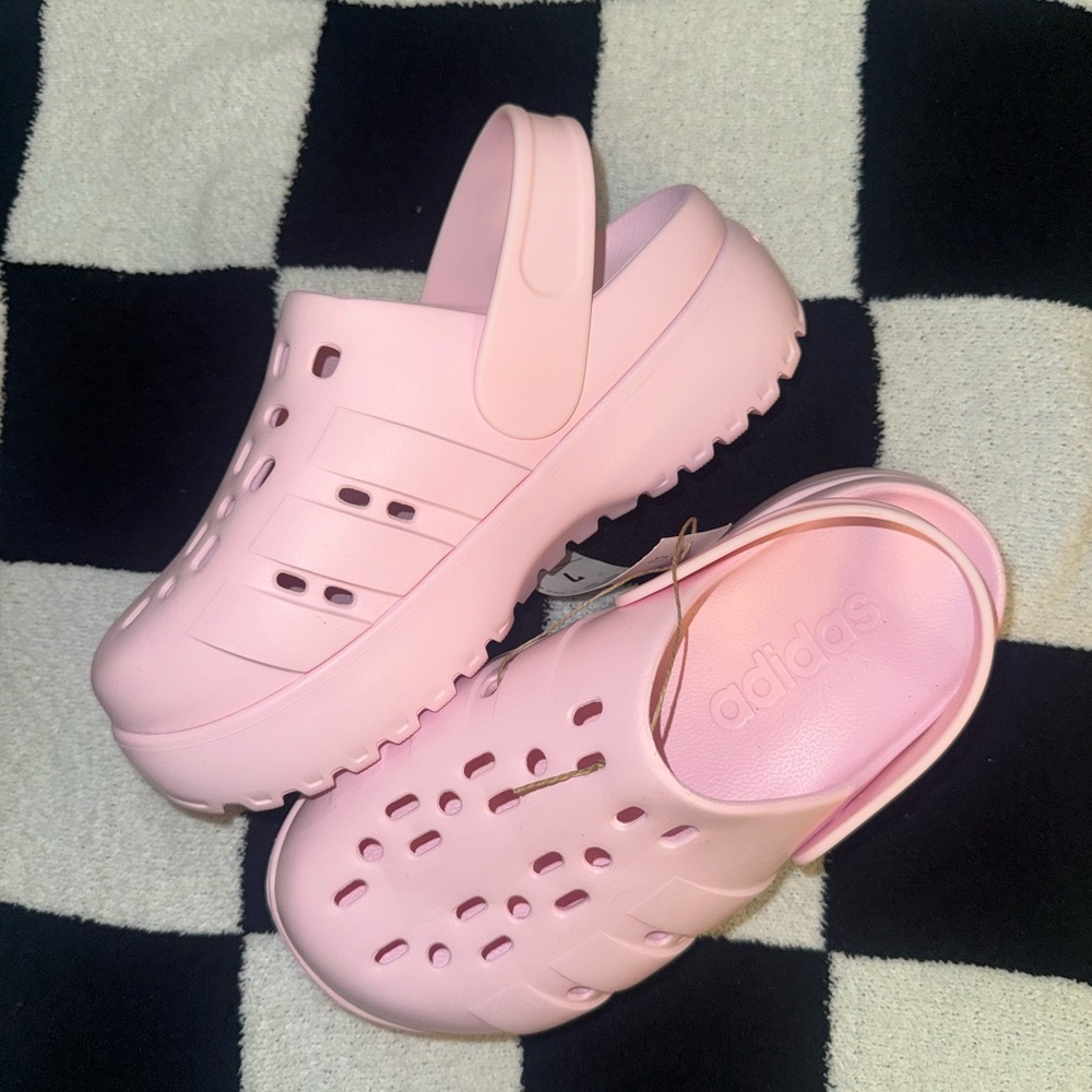 Adidas Pink Clogs
